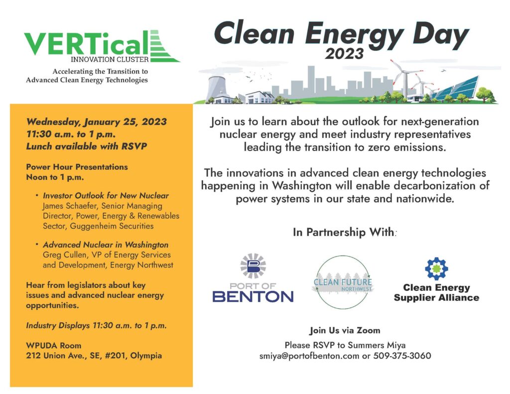 Clean Energy Day 2023 invitation.